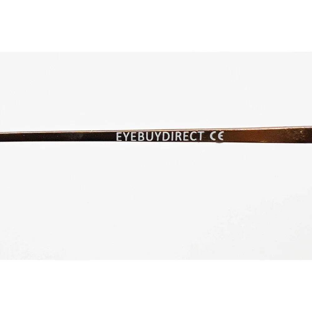EyeBuyDirect Urban Eyeglasses Unisex Copper Brown Semi-Rimless 53-20-145
